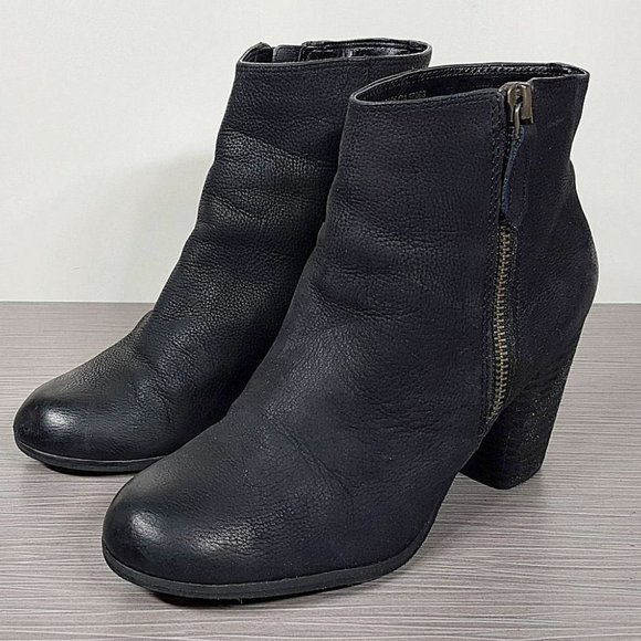 BP. 'Trolley' Leather Ankle Bootie, Black, Womens Various Sizes - Picture 3 of 9